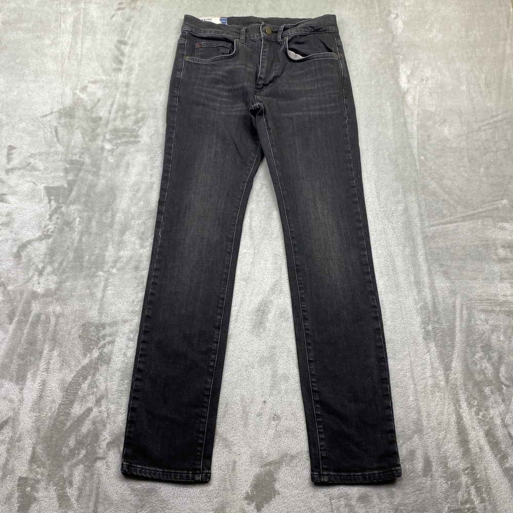 Marine Layer SF Original Slim Jeans Dark‎ Wash Mens Sz 30 Fits 27" Denim Pants